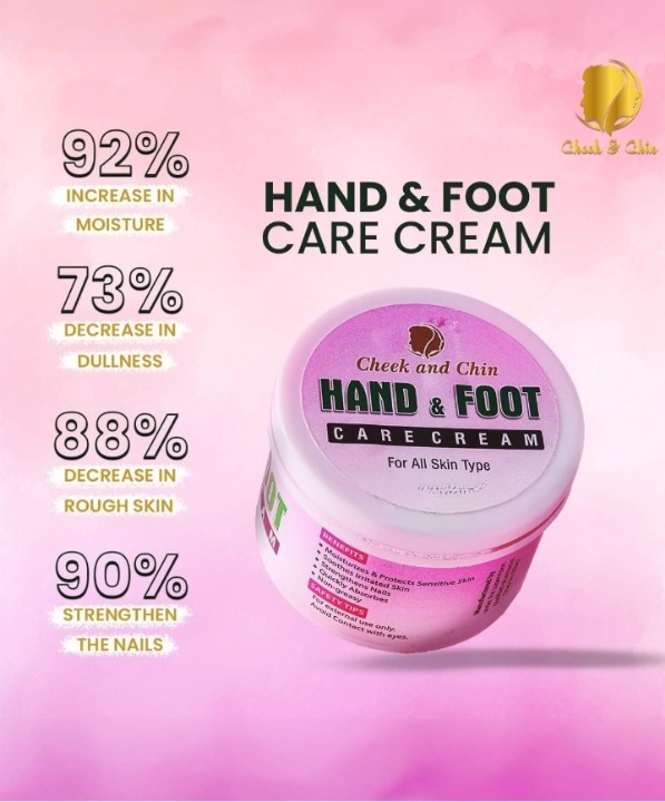 Hand & Foot Care Cream – Deep Moisturizing And Nourishing Formula For Dry, Sensitive Skin Protection And Softness (100 Gram)