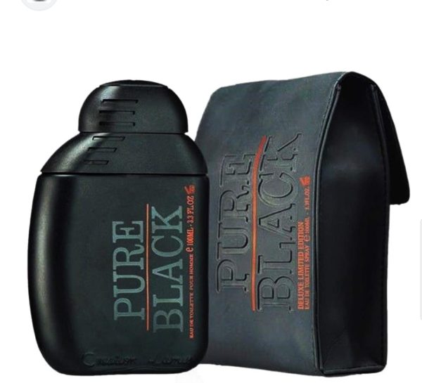 Pack Of 1 – Creation Lamis Pure Black Eau De Toilette Spray For Men, Bold And Masculine Fragrance, 3.4 Fluid Ounces – Long-lasting Scent – Premium Designer-inspired Cologne – 100ml