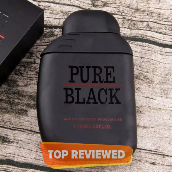 Pack Of 1 – Creation Lamis Pure Black Eau De Toilette Spray For Men, Bold And Masculine Fragrance, 3.4 Fluid Ounces – Long-lasting Scent – Premium Designer-inspired Cologne – 100ml