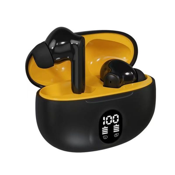 Professional Display Earbuds Stereo 895b Wireless Bluetooth Earbuds | Mic In-ear Headphones With Led Display |immersive Sound | Type C Fast Charging | Bluetooth 5.3 For Android/iphone (black)
