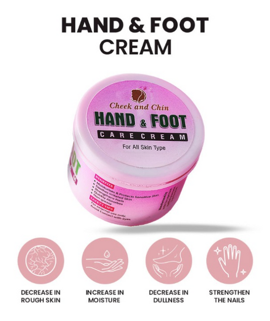 Hand & Foot Care Cream – Deep Moisturizing And Nourishing Formula For Dry, Sensitive Skin Protection And Softness (100 Gram)