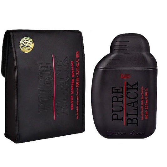 Pack Of 1 – Creation Lamis Pure Black Eau De Toilette Spray For Men, Bold And Masculine Fragrance, 3.4 Fluid Ounces – Long-lasting Scent – Premium Designer-inspired Cologne – 100ml